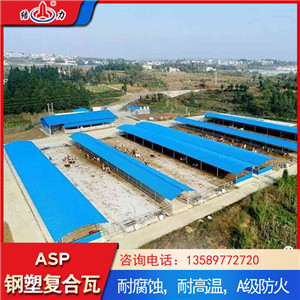 结力抗变形钢塑瓦 psp瓦 陕西渭南合成树脂金属瓦