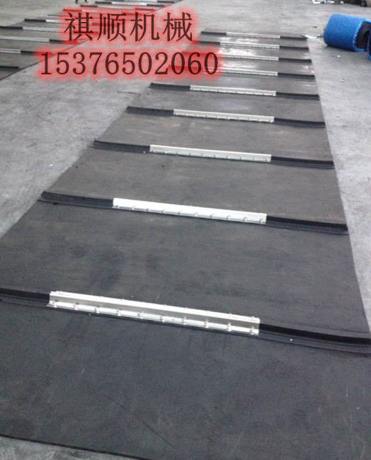 磁选除铁器皮带 隔板环带刮板环带