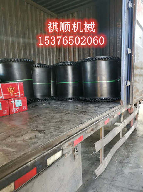 沥青拌合站皮带 挡边环形带EP