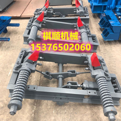 矿用抱轨阻车器 阻轮阻车器双轨