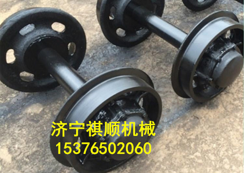 金属空心轮 矿车轮对两轮一轴