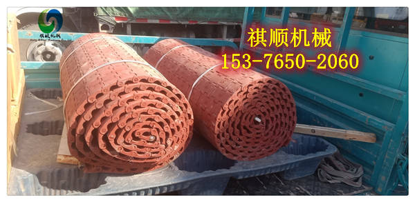 JDGK4给煤机甲带 耐磨锰钢甲带片 尼龙穿条甲带