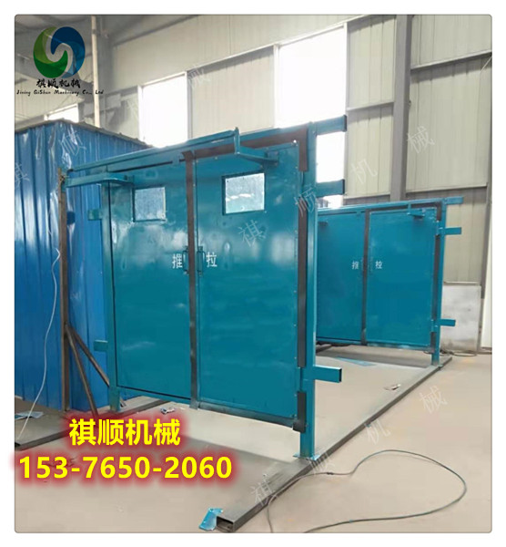 矿用风门生产厂家 3*3米无压对开风门