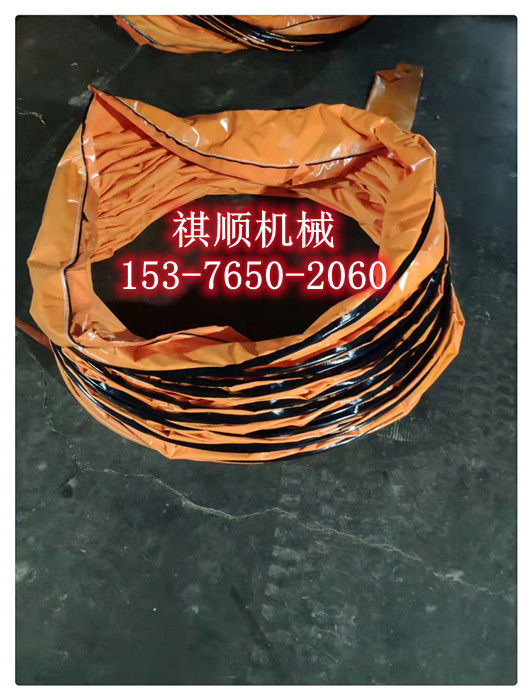 矿用阻燃涂覆布矿用风筒 骨架风筒可伸缩