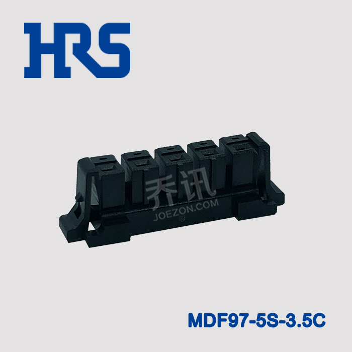 广濑MDF97-5S-3.5C插座黑色胶壳