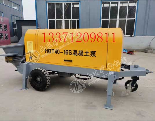 矿安品质HBT40-16S电动混凝土输送泵