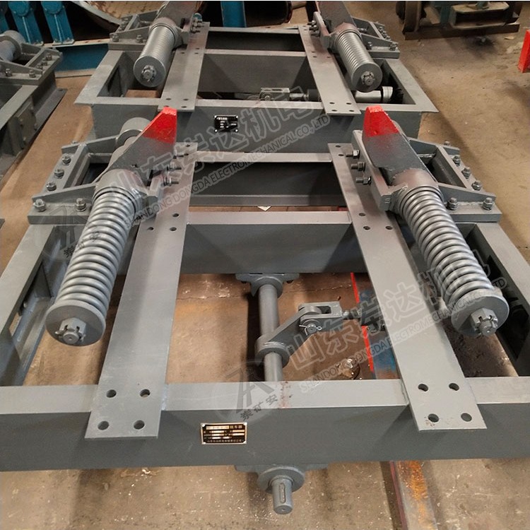 QZC9气动阻车器 气动矿车放跑挡轮装置