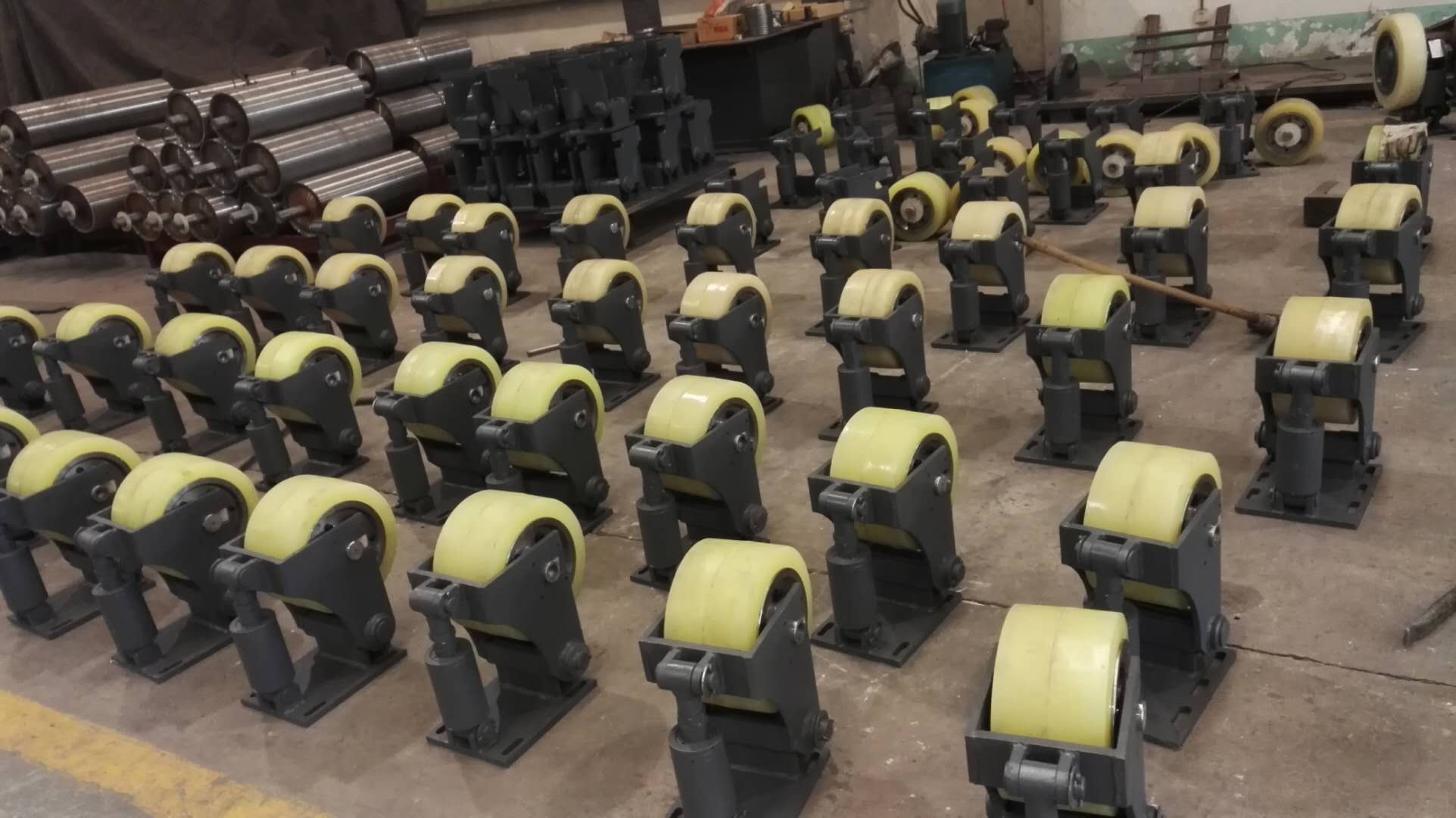 LS50双轮滚轮罐耳 耐磨防油罐耳 缓冲耐撕裂滚轮罐耳