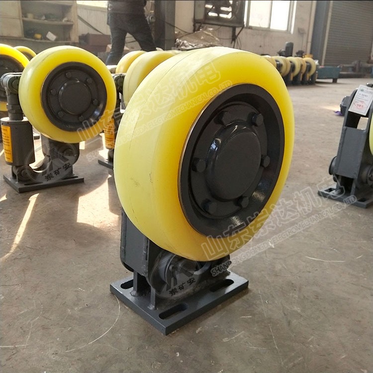 LS50双轮滚轮罐耳 矿用罐笼提升缓冲导向装置