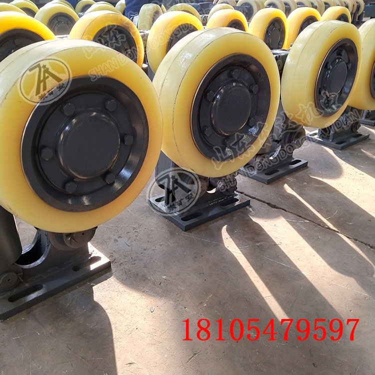 LS35型双轮滚轮罐耳 全密封液压蝶簧缓冲 矿山提升用