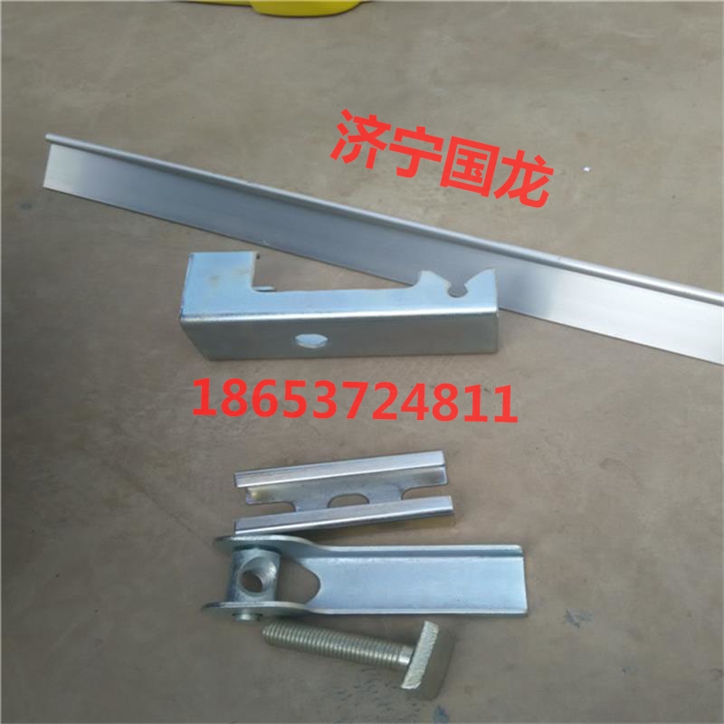 导料槽防溢裙板夹持器 不锈钢夹持器 304不锈钢镀锌夹持器