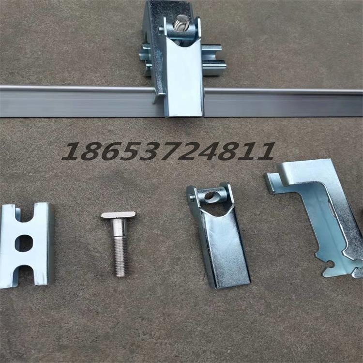 防溢裙板专用夹持器 配套夹持器包括 滑块 角铝 夹子 把手 不锈钢螺栓