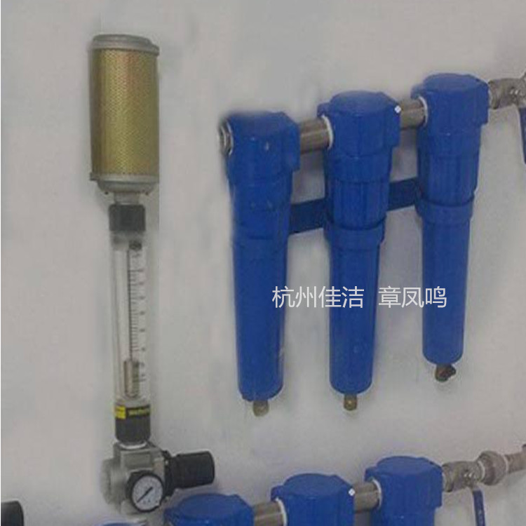 避难硐室三级压风过滤器 三级压风过滤器采用CTA三级过滤