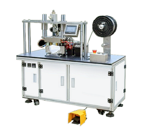 KN95口罩全自动鼻梁条焊接机 口罩外置铝梁条焊接设备 全自动鼻梁条焊接机