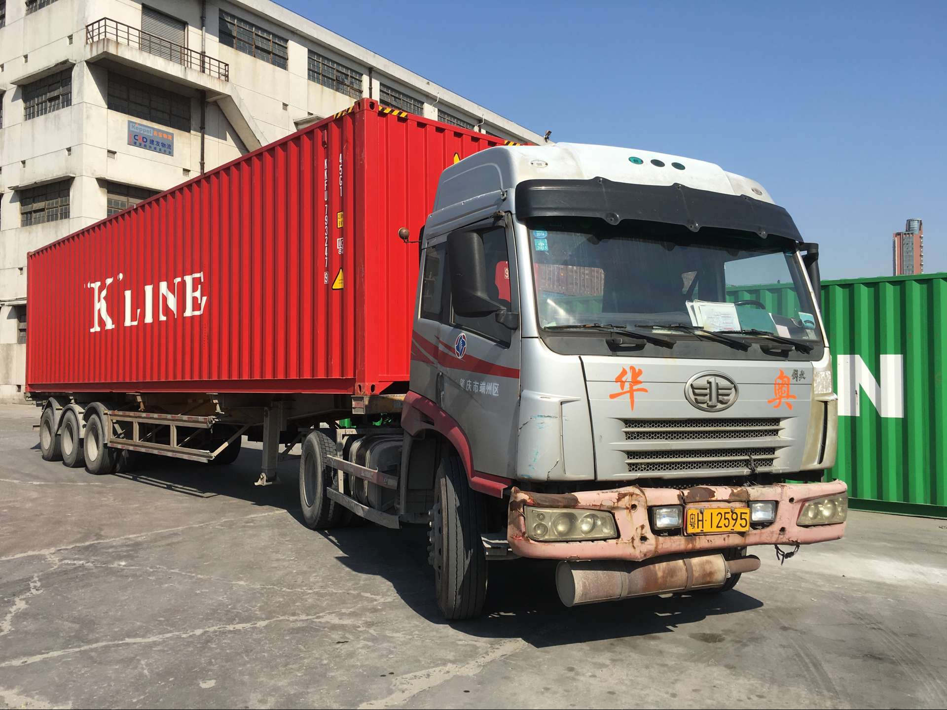 佛山港一手拖车报关