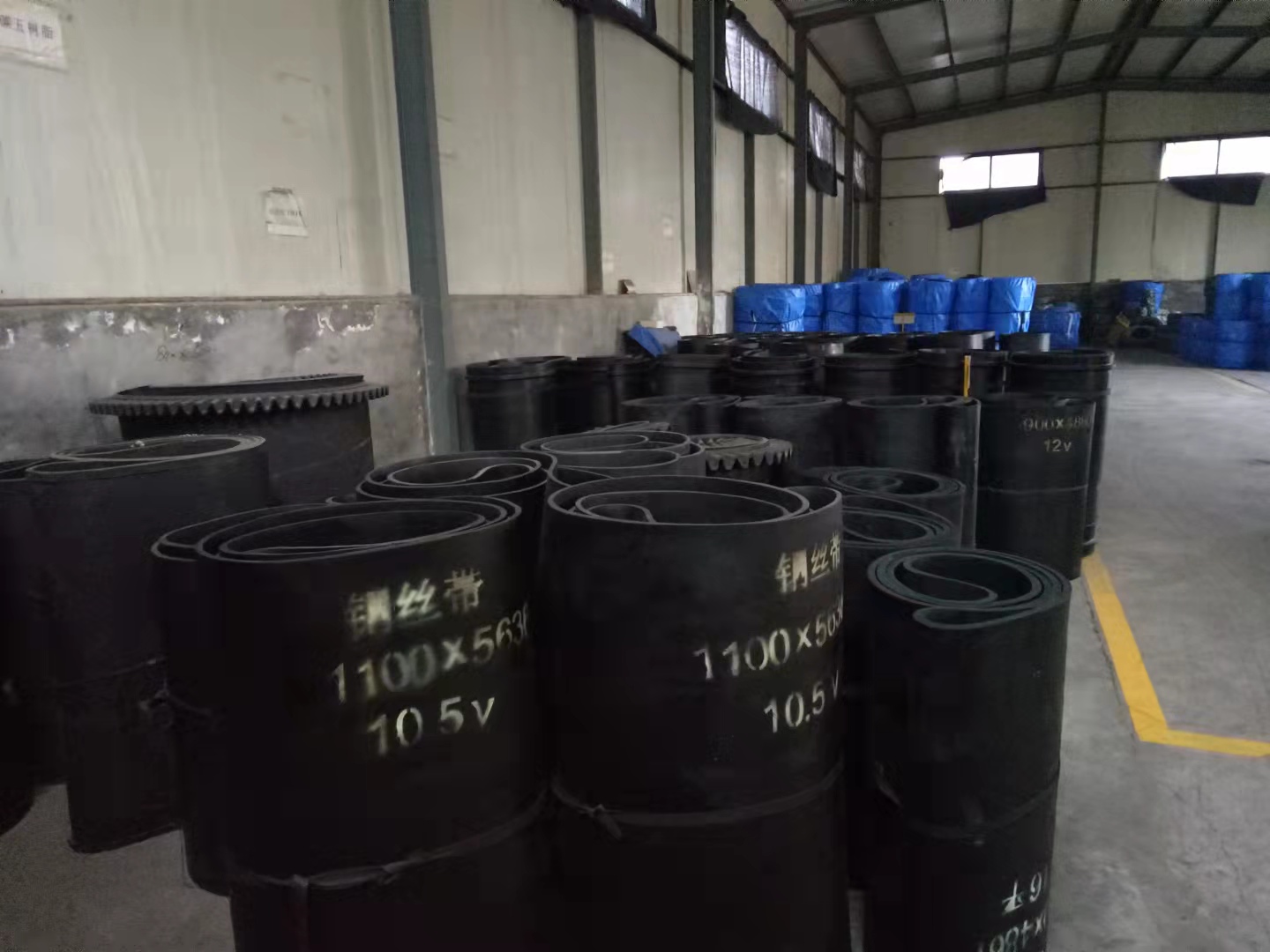 K3带式给煤机钢丝胶带 环形硫化一次成型