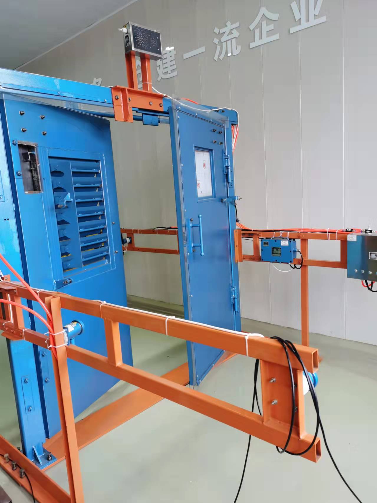 SWM百叶窗矿用无压风门 电气控无压风门