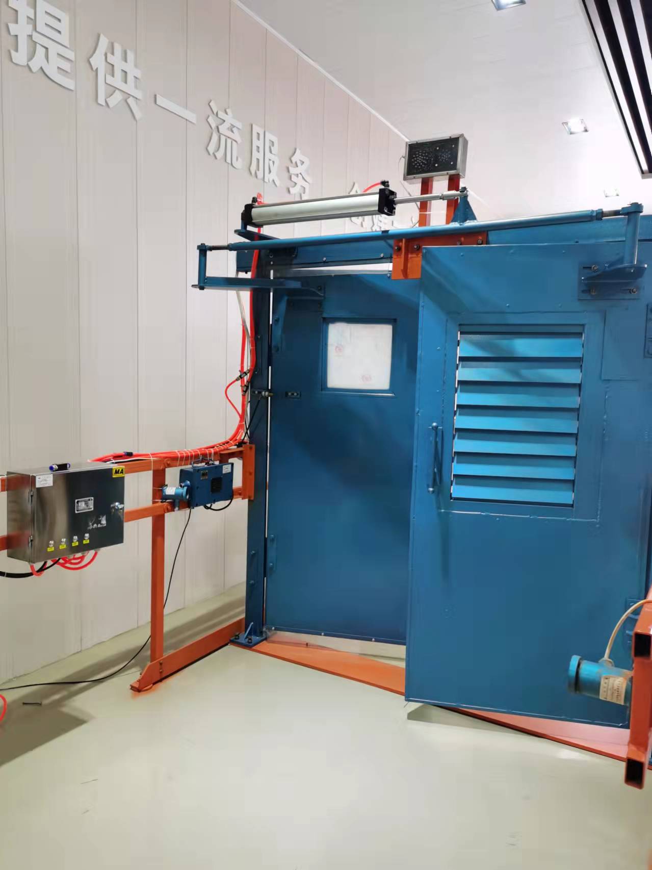 SWM矿用无压风门 百叶窗无压风门 全自动风门套装