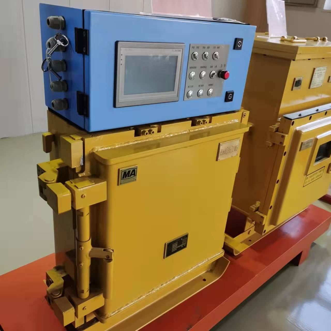 KXJ127(A)矿用隔爆兼本安型PLC控制器带10寸显示屏