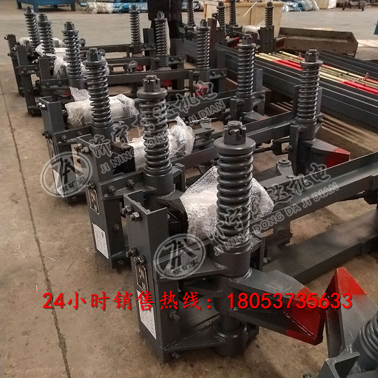 600轨距单向阻车器,脚踏自复位式阻车器,抱闸式阻车器