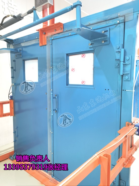 2.2m*2.4m气动无压风门价格 井下压力平衡式风门