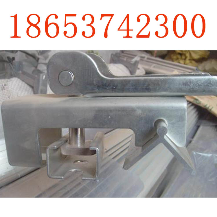 防溢裙板夹持器角铝  挡煤皮专用角铝夹持器