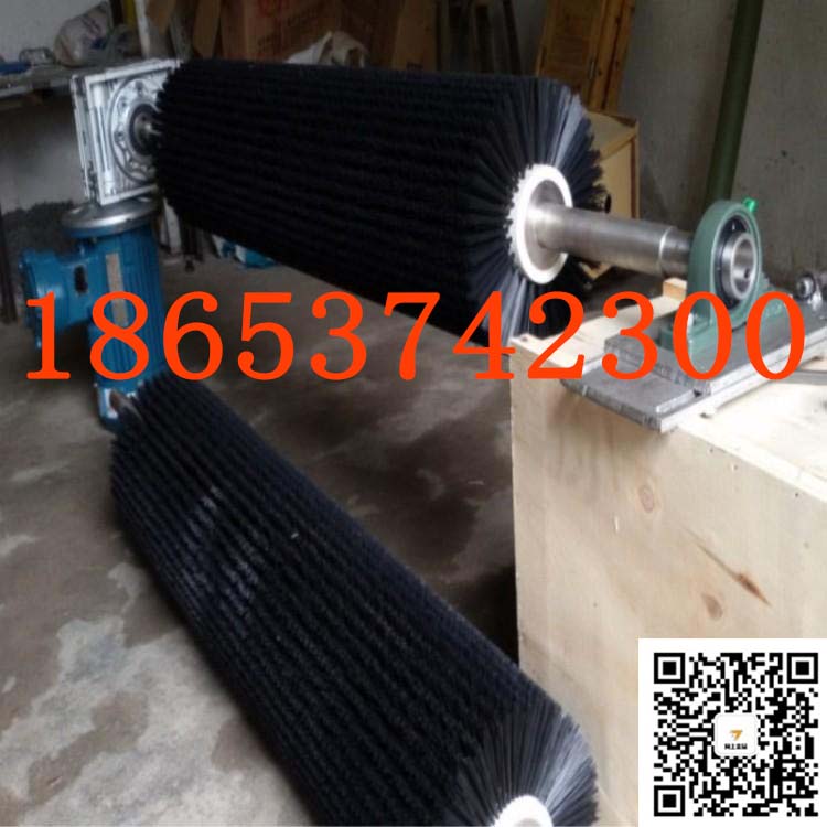 皮带机清扫设备电动清扫器B-1000电动滚刷清扫器型号定制