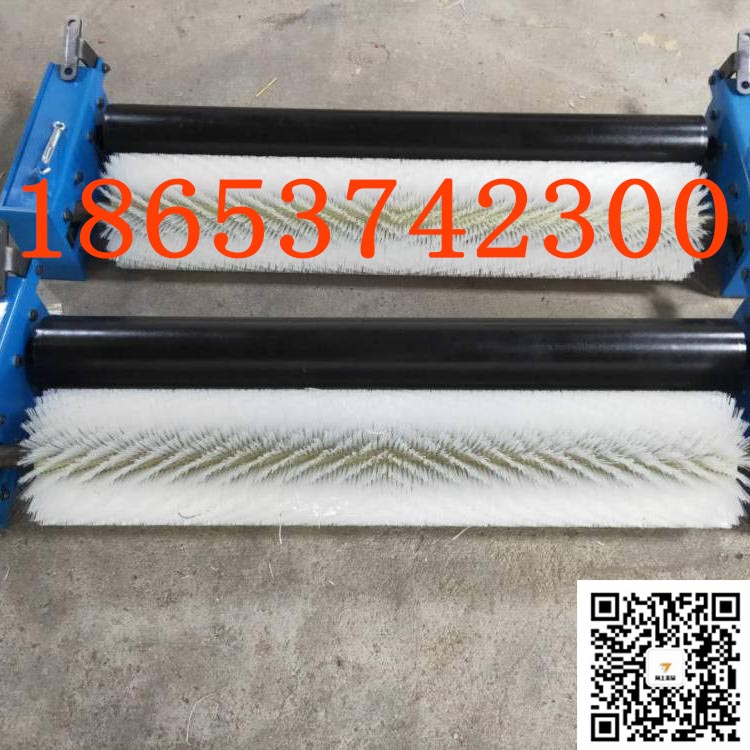 热力厂输送带B-1800无动力滚刷清扫器 被动式清扫器