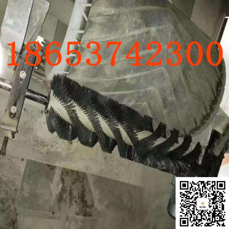 耐磨材料滚动毛刷清扫器B-2000输送机电动清扫器厂家