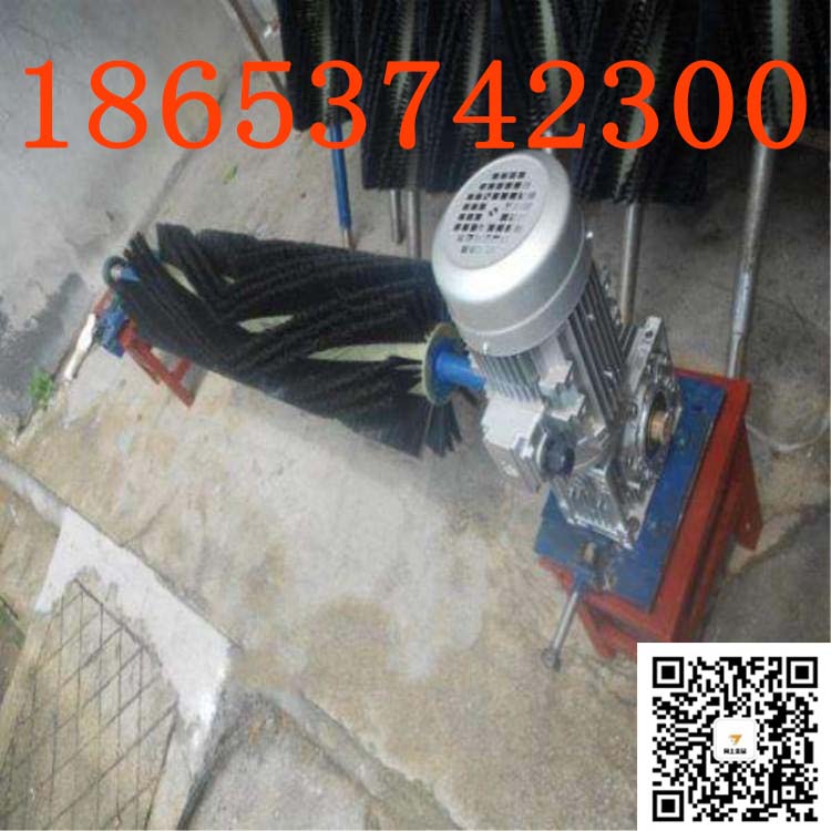 机械式清扫器B-1000电动滚刷式清扫器 清扫皮带不损伤