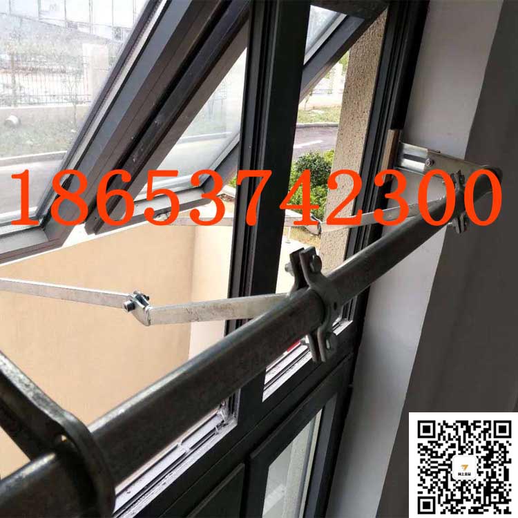 学校通风窗上悬窗开窗机新型手动开窗器 铁件曲臂耐用