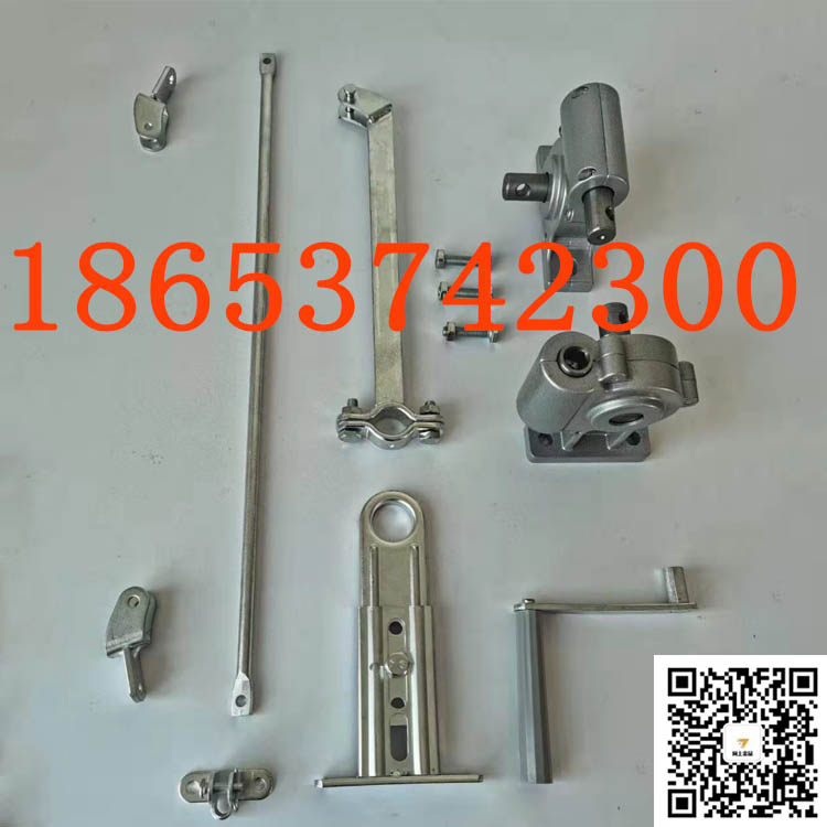 工业车间手动摇机开窗器 曲臂开窗机一拖三来排开启闭合