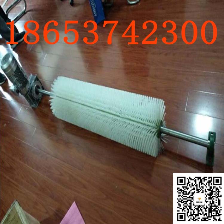 山西煤矿电厂1.5kw电动清扫器 机械式毛刷清扫器