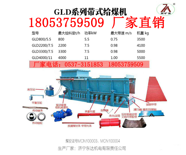 GLD1500/7.5称重给煤机型号齐全称重给煤机