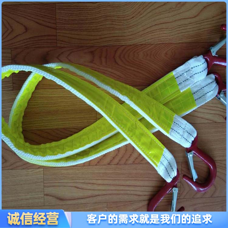 1米 2T矿用单体支柱防倒绳 矿用反光防倒带使用