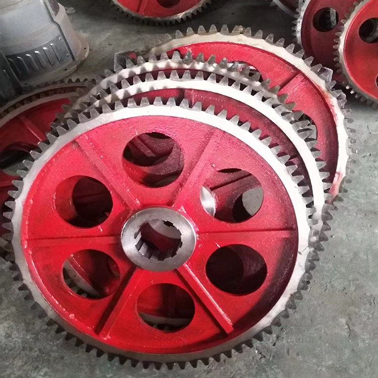 带机主传动滚筒同步齿轮技术参数 800皮带机齿轮