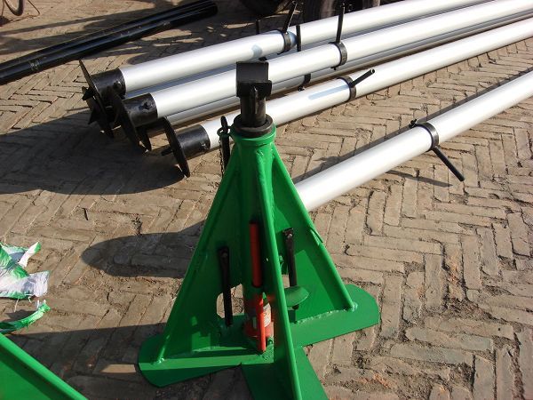 导线轴盘架 小型三角液压放线架 最便宜实惠液压放线架