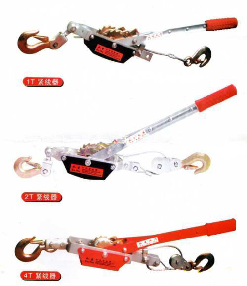 手扳紧线器/手动牵引器/棘轮式收紧线器/钢丝绳拉紧线器/3T