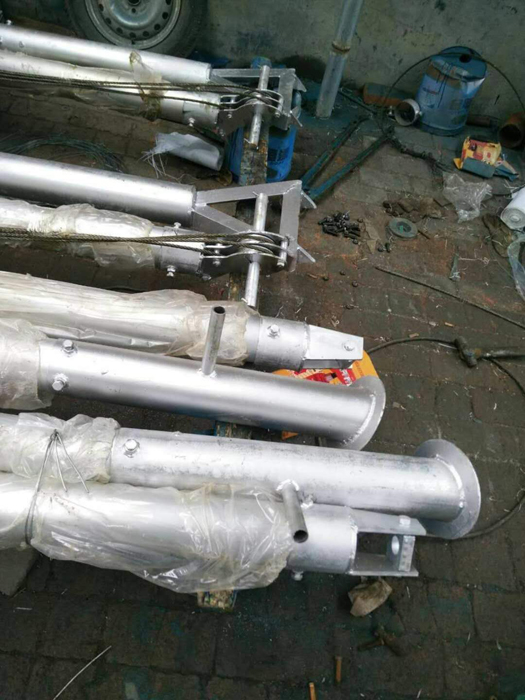 供应人字铝拔杆 铝合金人字立杆机 电线杆立杆机