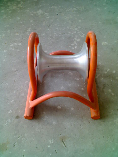 地面电缆敷设滑车，直线型电缆敷设滑车，转向型电缆滑车