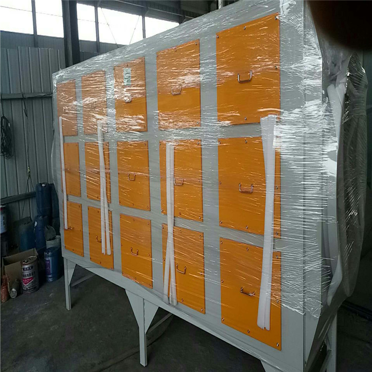 供应废气处理设备 工业活性炭过滤箱 活性炭除味设备厂家 北京华康中天国际