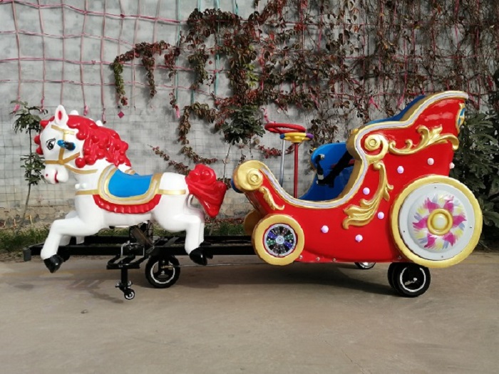 儿童户外游乐车广场摆摊皇家马车亲子游乐