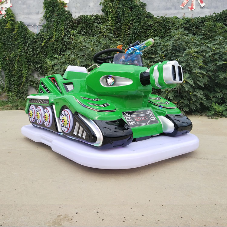 新款双人发光电动碰碰车儿童游乐车