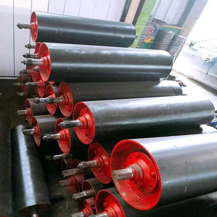 矿用皮带输送机滚筒 320*1150包胶传动滚筒 从动滚筒