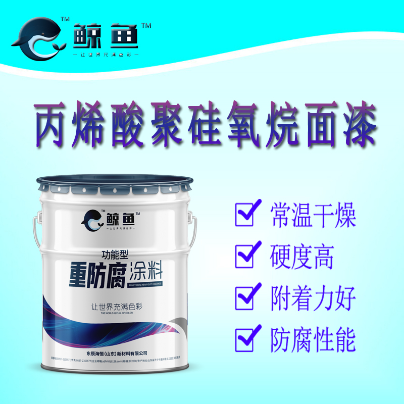 丙烯酸聚硅氧烷面漆附着力强耐候保光耐腐蚀