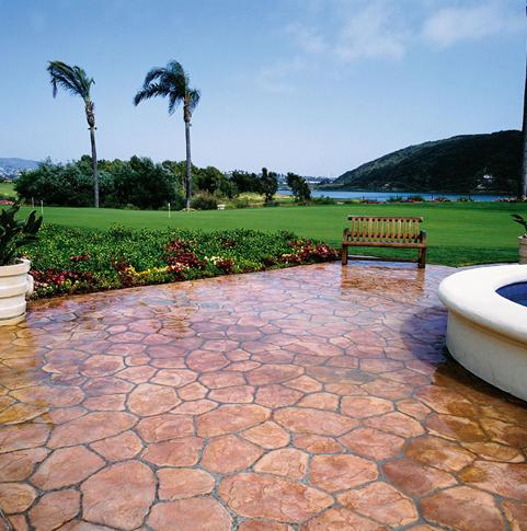 济南市平阴县压花地坪包工包料厂家直销