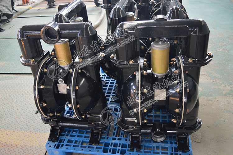 井下风动隔膜泵 BQG125/0.45矿用气动隔膜泵​