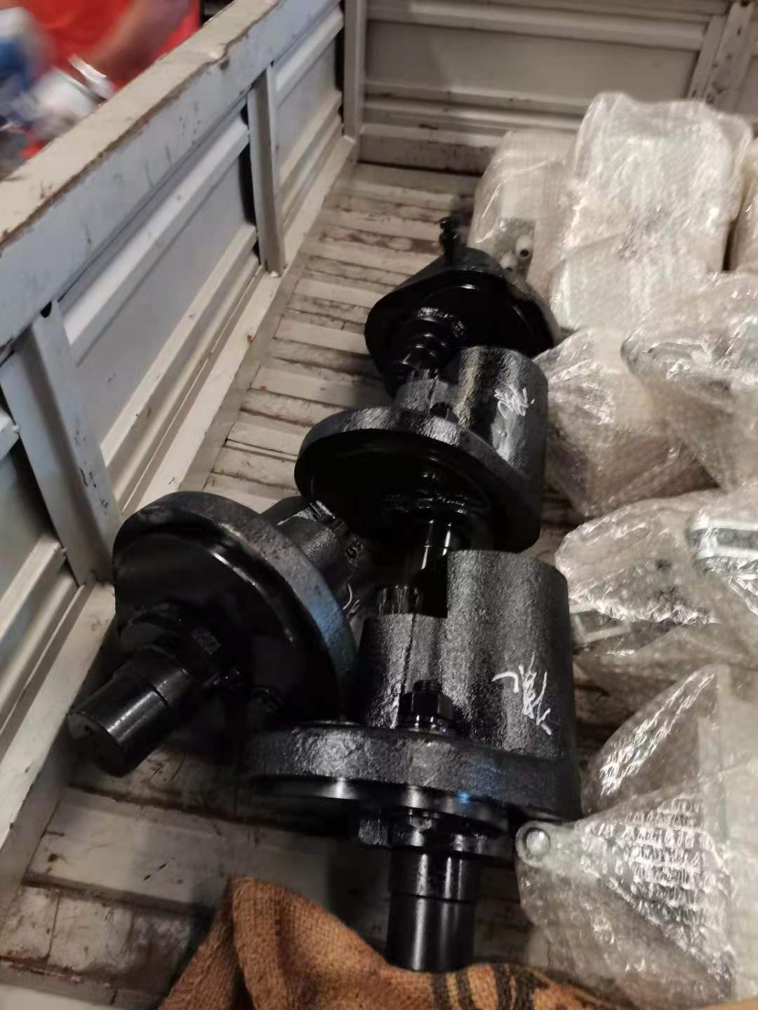 往复式给煤机曲柄壳总成 曲柄连杆总成 给煤机偏心轮