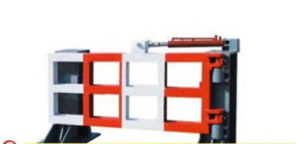 QDZM6气动挡车门图纸 左开式气动挡车门厂家