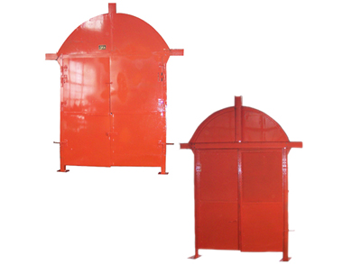 MFHSL 1800井下防火栅栏两用门 尺寸可定制